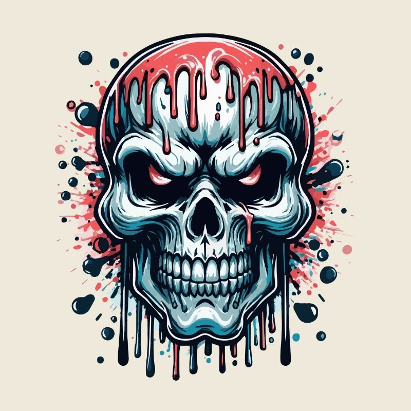 Blut Totenkopf