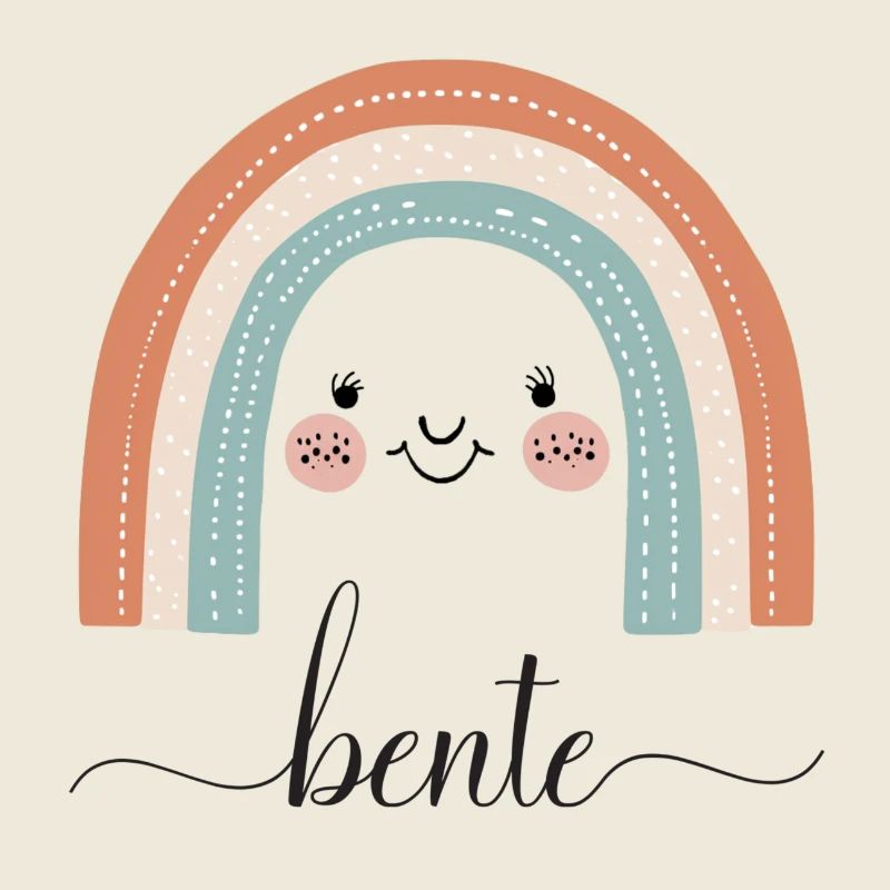 Bente! Regenbogen, personalisierbar