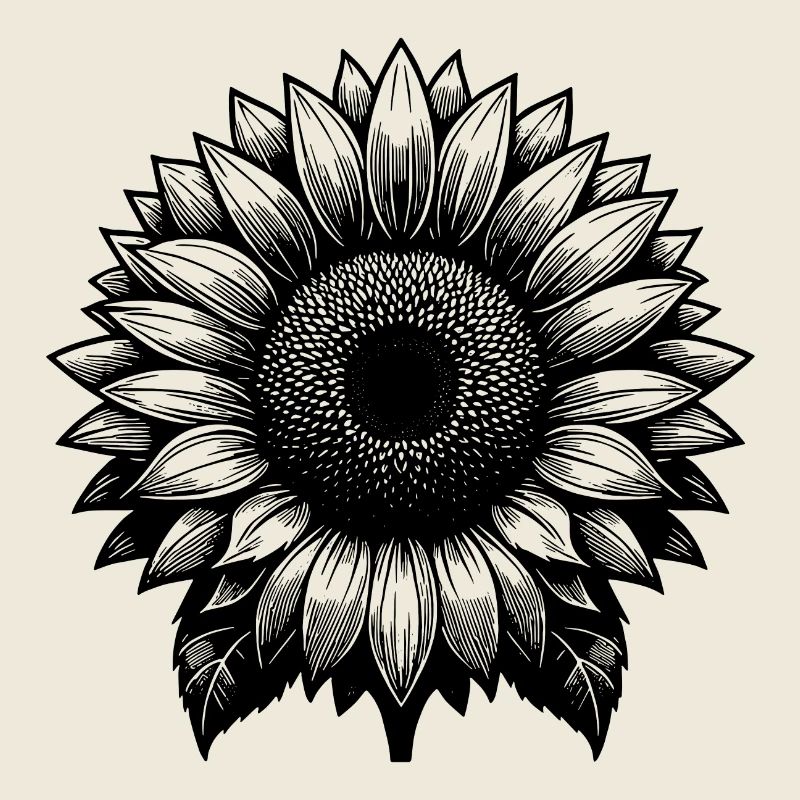 Große blühende Sonnenblume