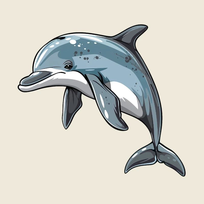 Lebensechter Delphin In Freier Wildbahn