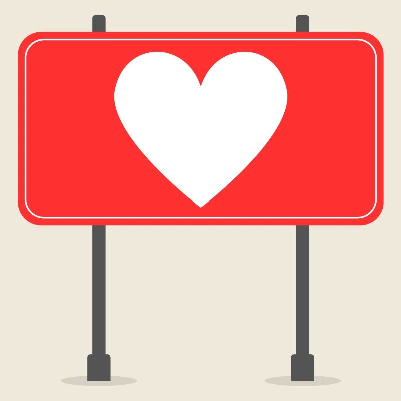 Panneau amour