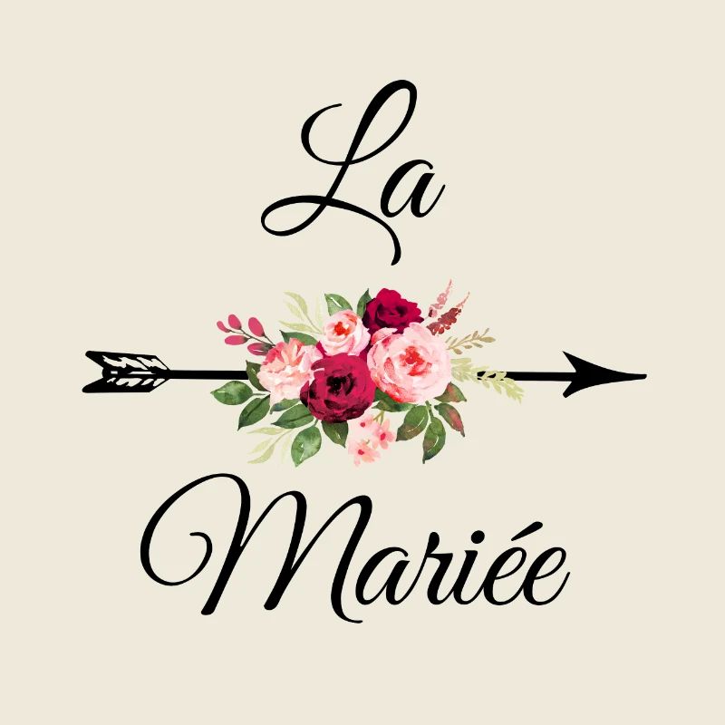 La mariée bouquet de fleurs flèche