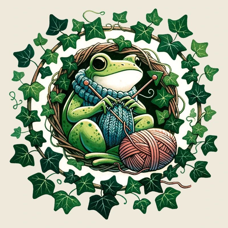 Strickfrosch