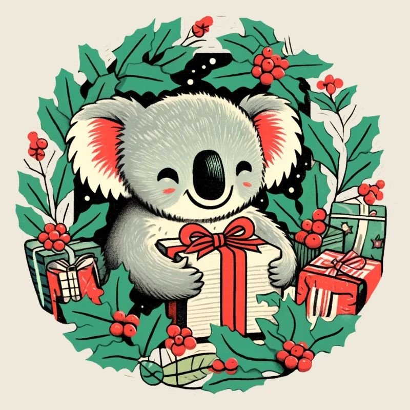 Weihnachts-Koala-Bär