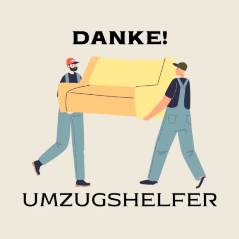 Umzug - Helfer - Danke