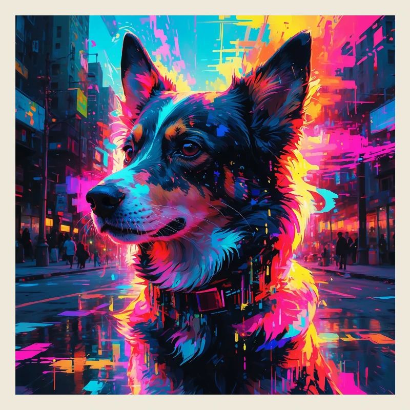 Neon Hund