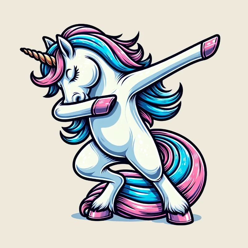 Licorne Dabbing Einhorn