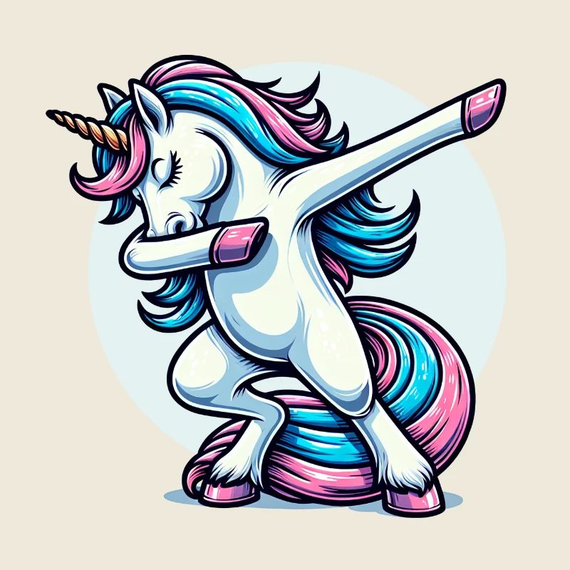 Licorne Dabbing Einhorn
