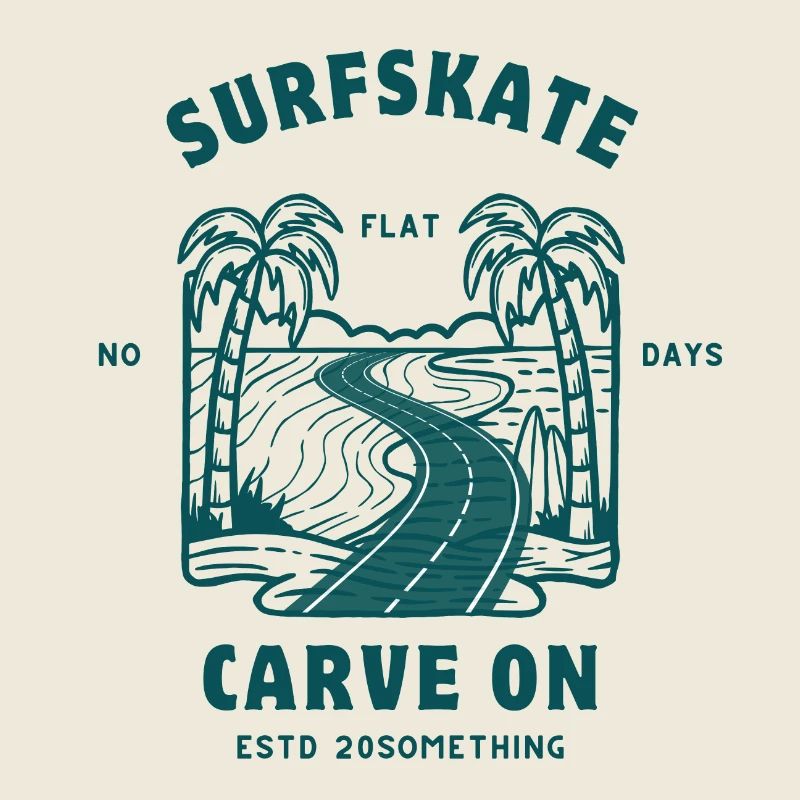 Surfskate Carve On No Flat Days