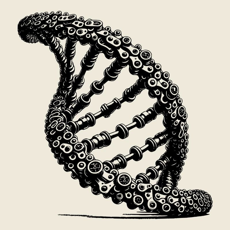 DNA Chain Twisted Technique Chain Links