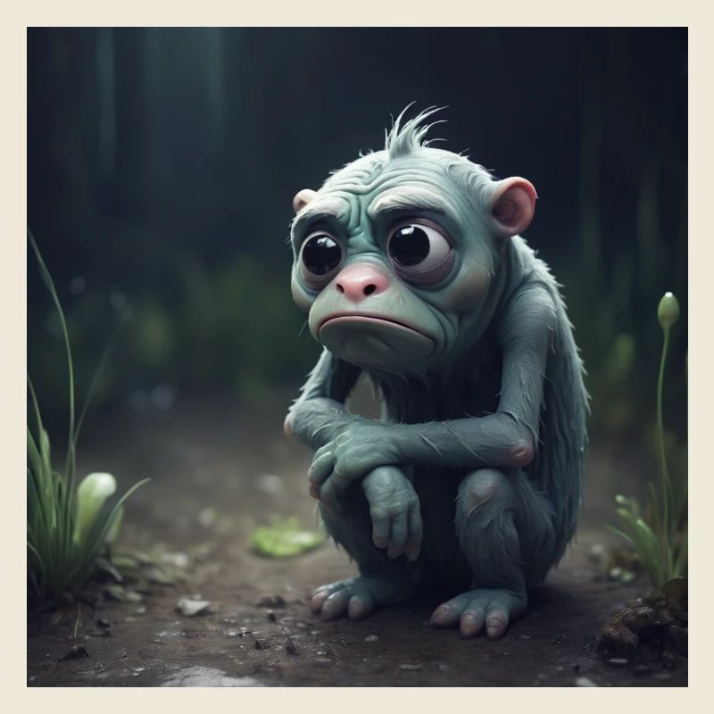 Sad creature