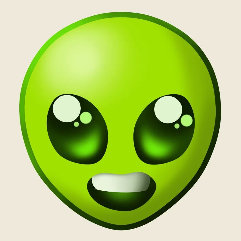 Alien Love Liebe Aliens Invader Außerirdisch smile