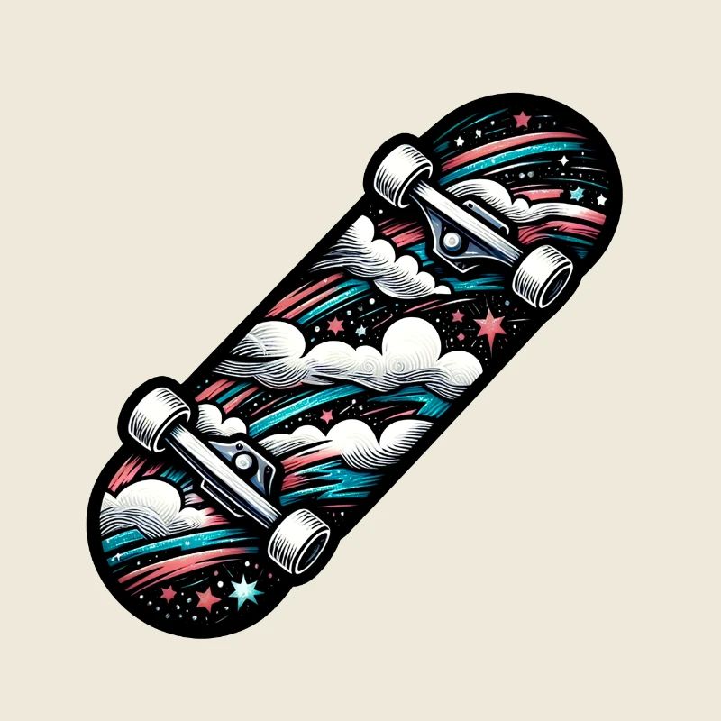 Skateboard Fun, Moyen De Transport Cool