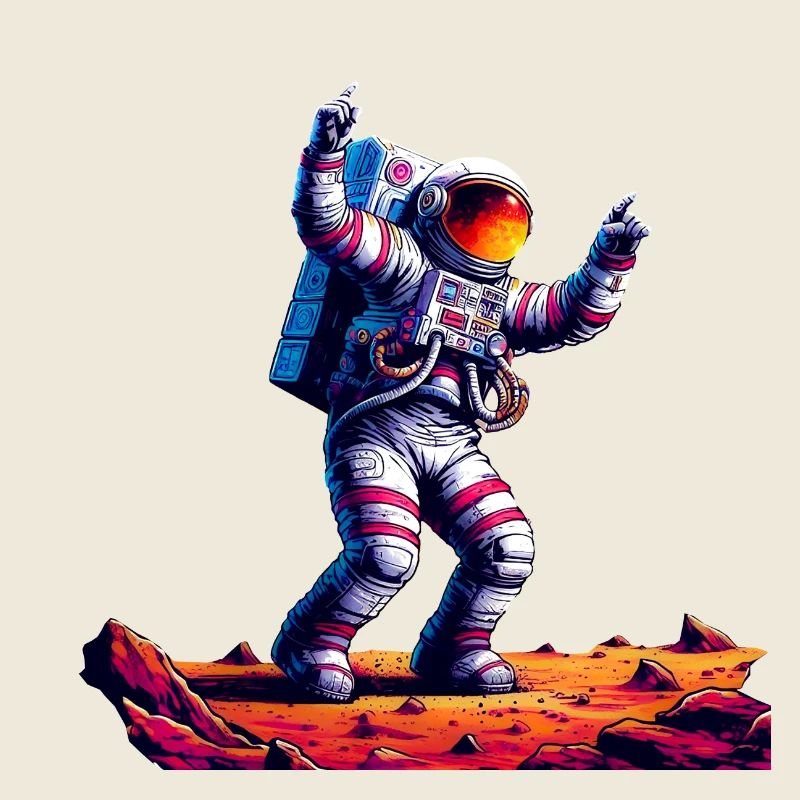 Un Voyage Spatial, Astroanut Lune Planet