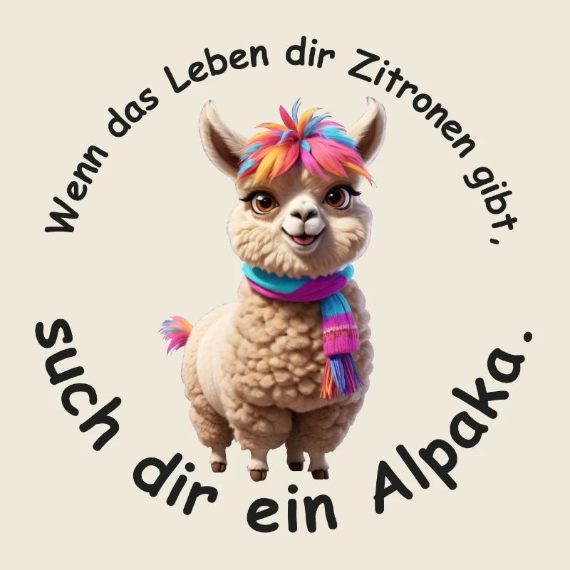 Such dir ein Alpaka