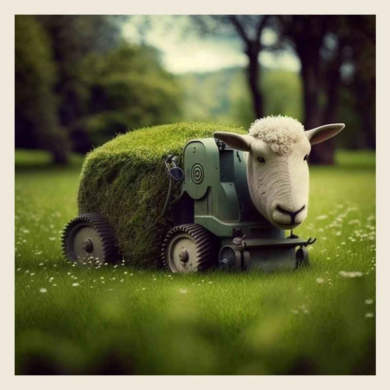 Spielerisches Mähen