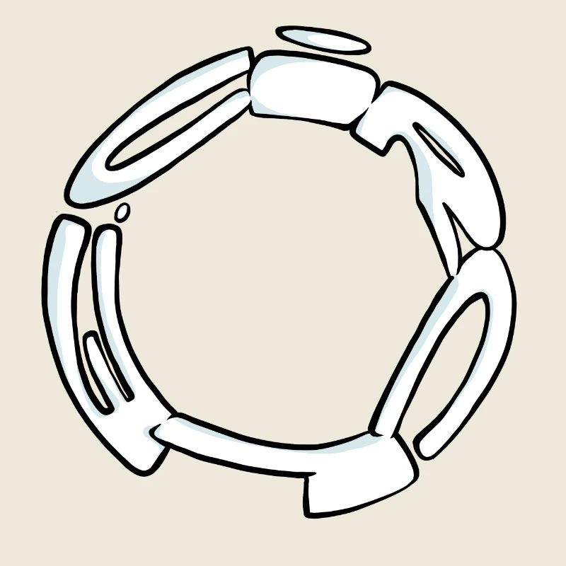 Graff Circle (Schwarz-Weiß)