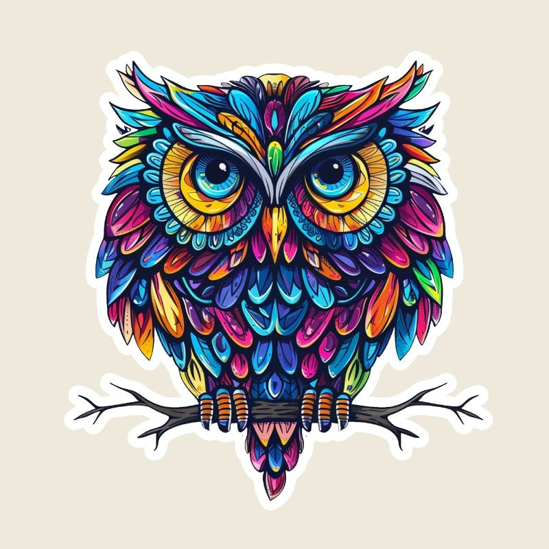 Niedliche Eule Kawaii Maskottchen