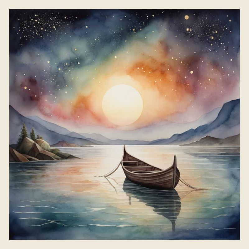 Celestial Boat – A Journey Through Time and Space
