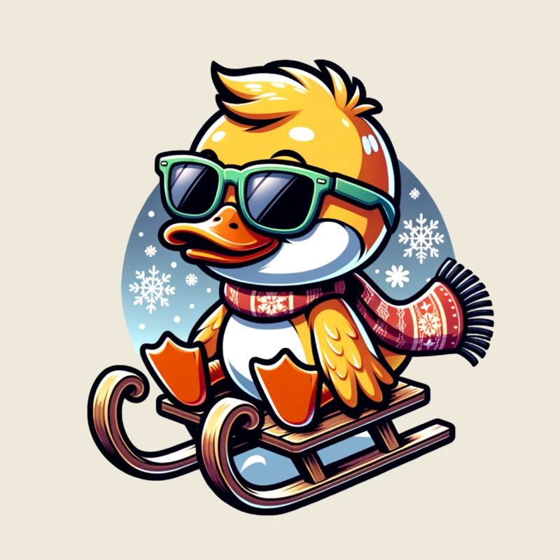 Mignon Cool Duck Noël