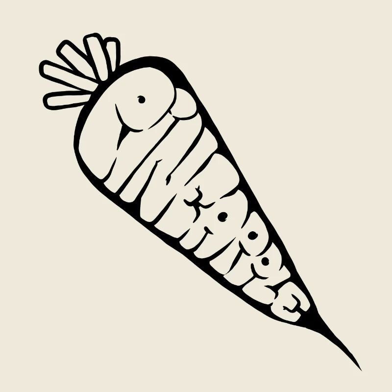 Karotte Ananas Graff (Schablone)