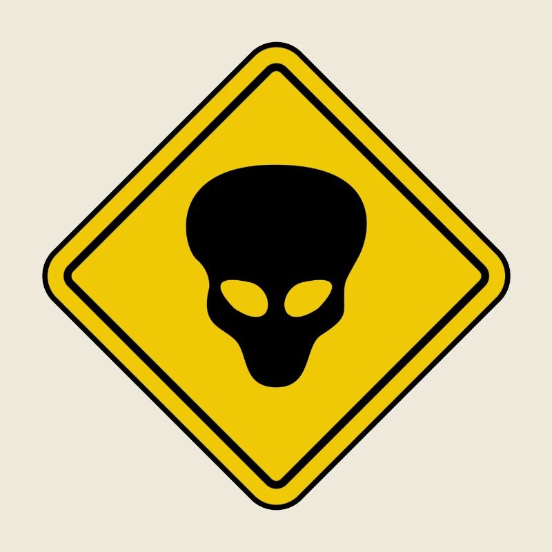Alien Low Flying Ufos Sign