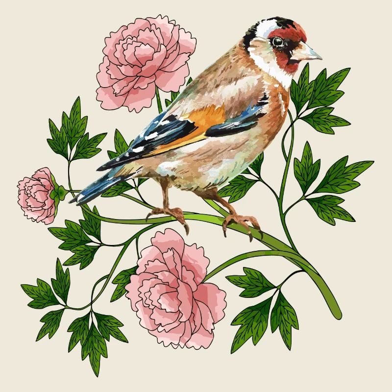 Oiseau coloré