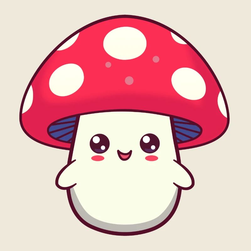 Toadstool Sweet Laugh Mushroom