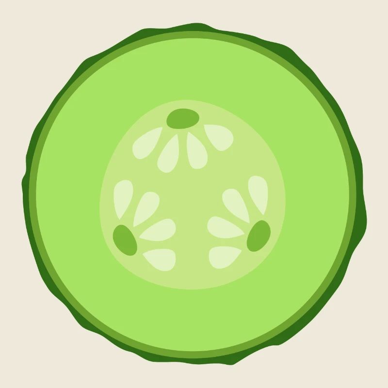 Tranche de concombre