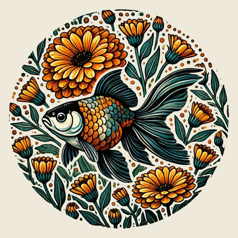 Oranda-Goldfisch