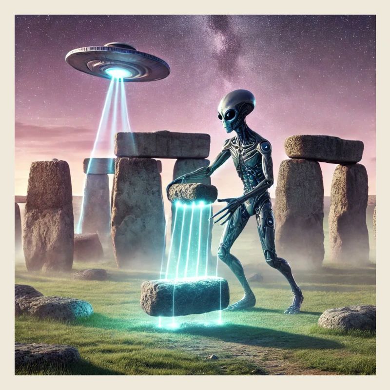 Alien construit Stonehenge