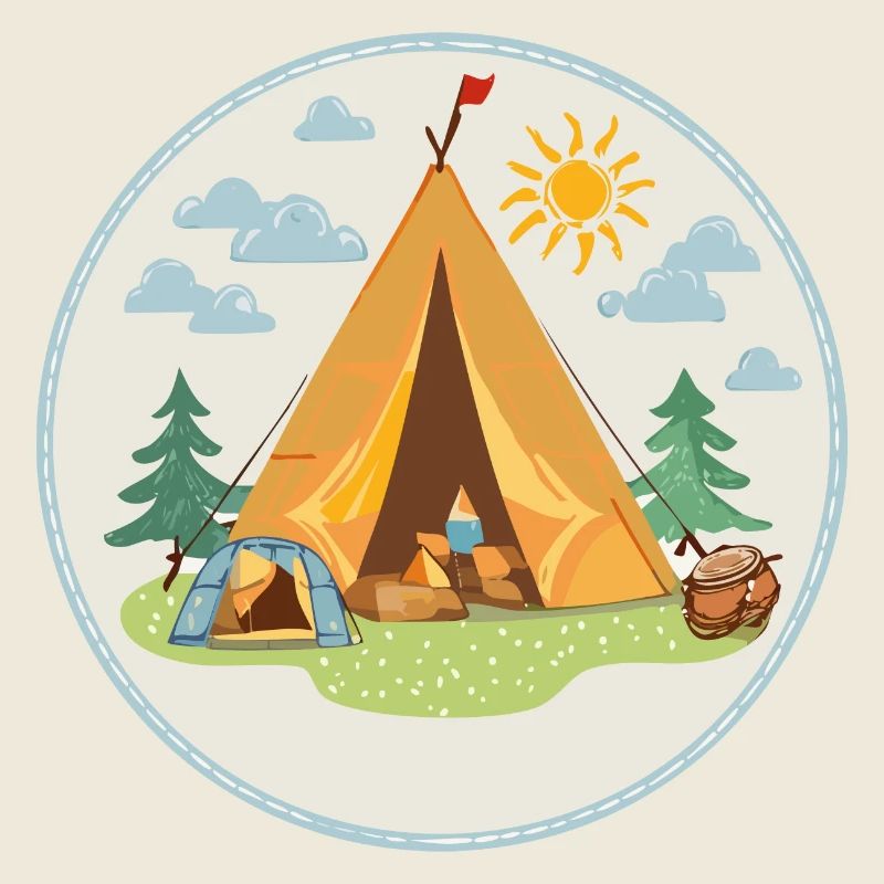 Camping TShirt