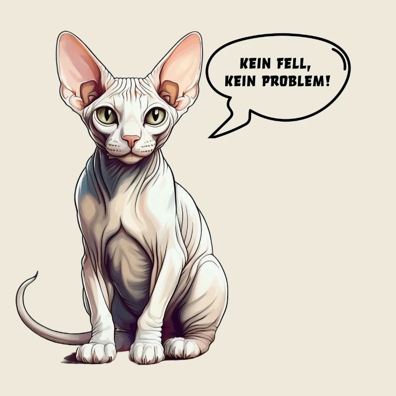 Chat Sphynx Pas de fourrure, pas de problème