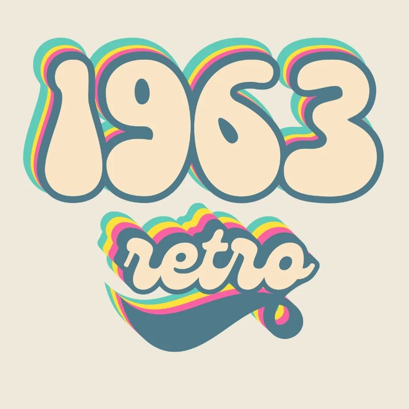 1963 retro idée cadeau