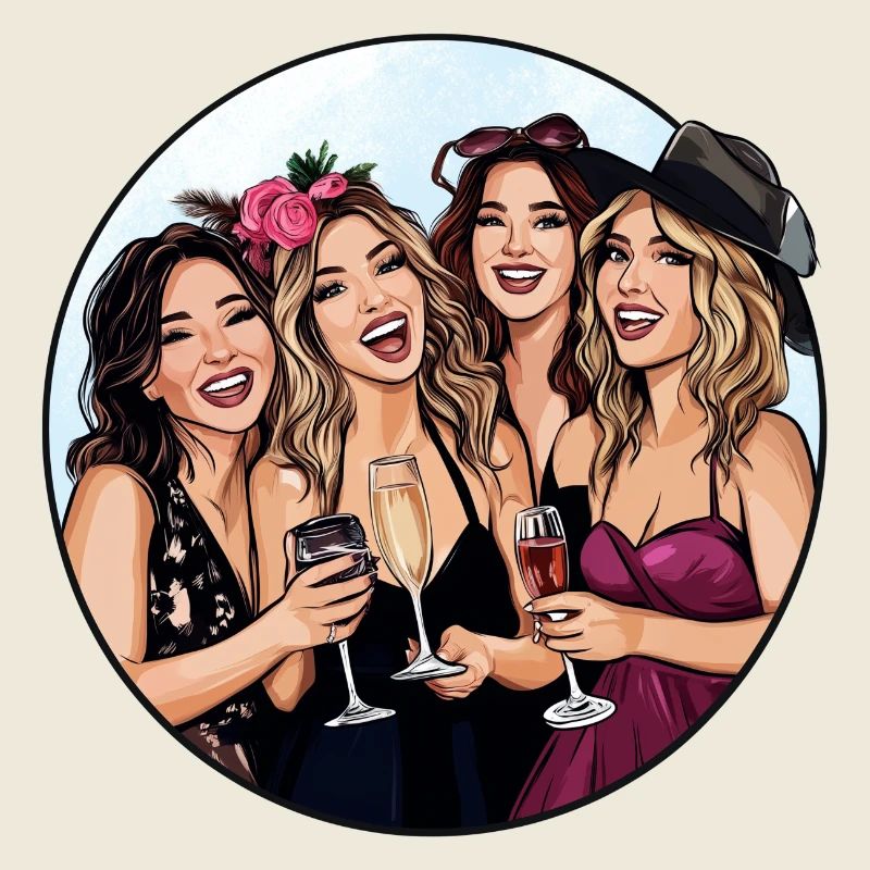 Girlfriends celebrate life together