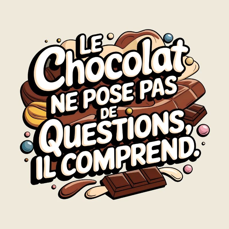 Le chocolat ne pose pas de questions, il comprend