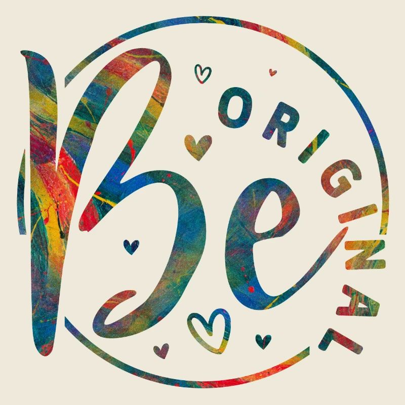 Être original vectorielle design symbole rétro citation étiquette