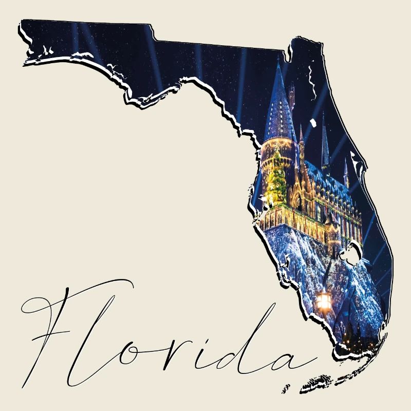 Universal Studios in Florida State Map FL