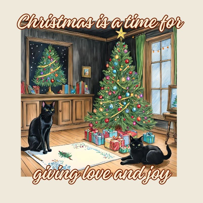 Chats de Noël