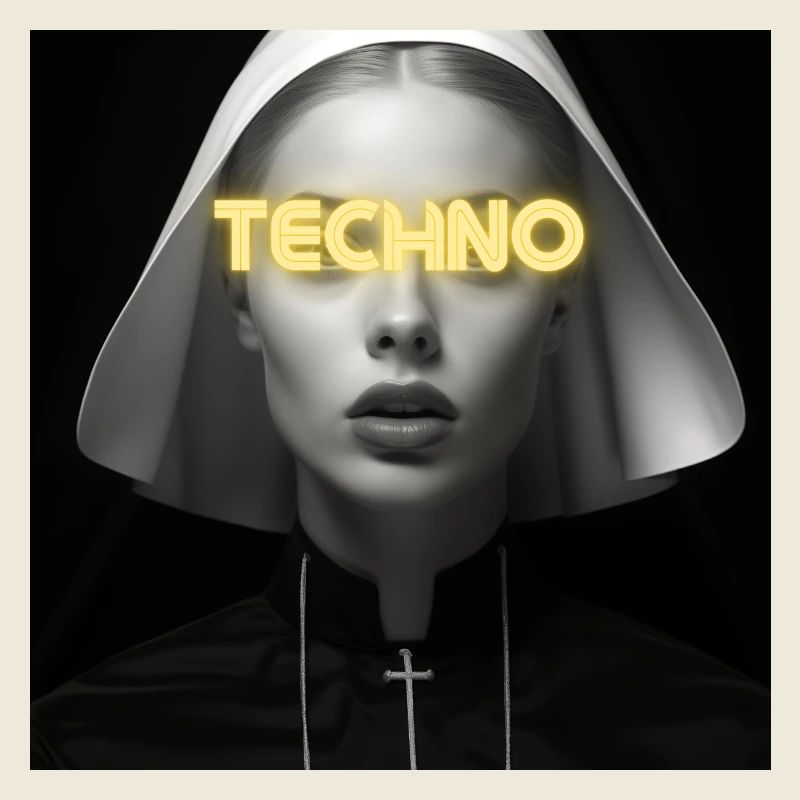 Douce nonne techno - Rave Design