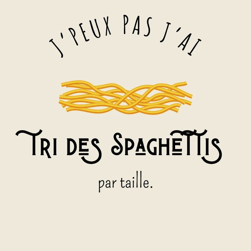 I can't I sorted spaghetti by size