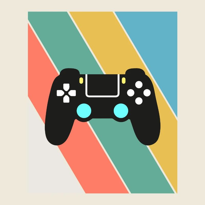 Vintage Retro Gaming Controller