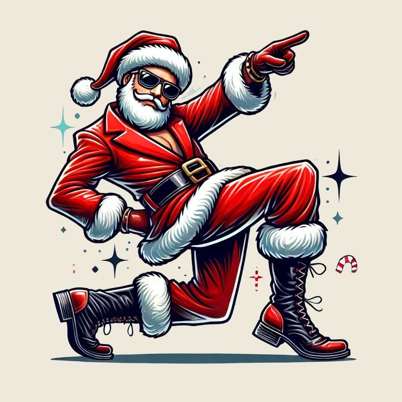 Cool Santa Claus Weihnachten