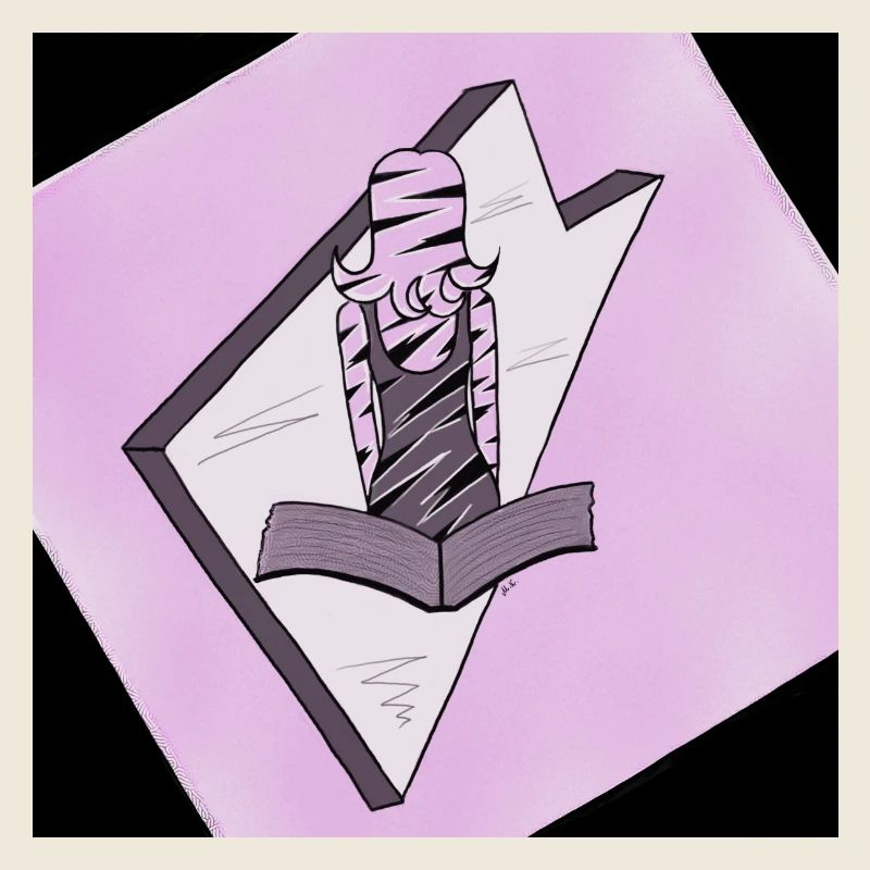 Fantasie Mädchen aus dem Buch