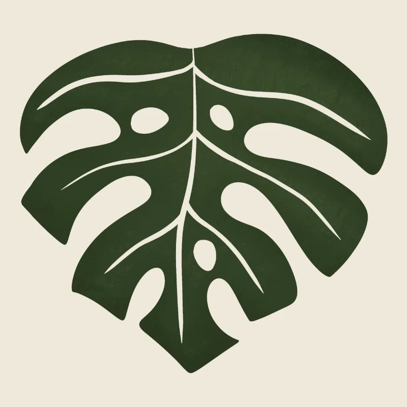 Monstera-Blatt