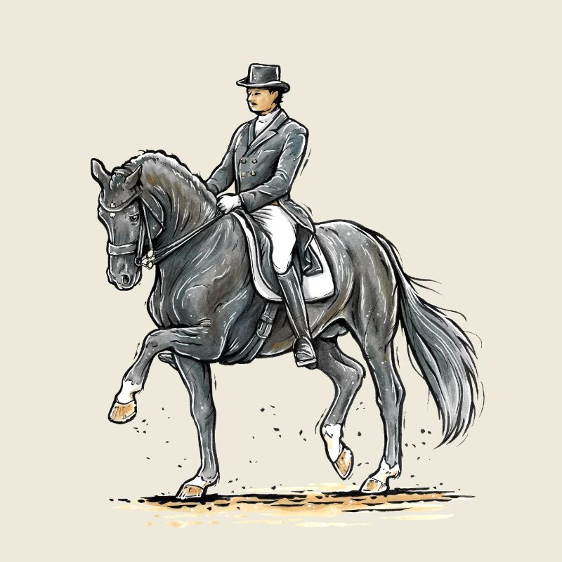 Totilas at a strong trot