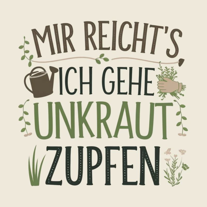 Garten Unkraut zupfen