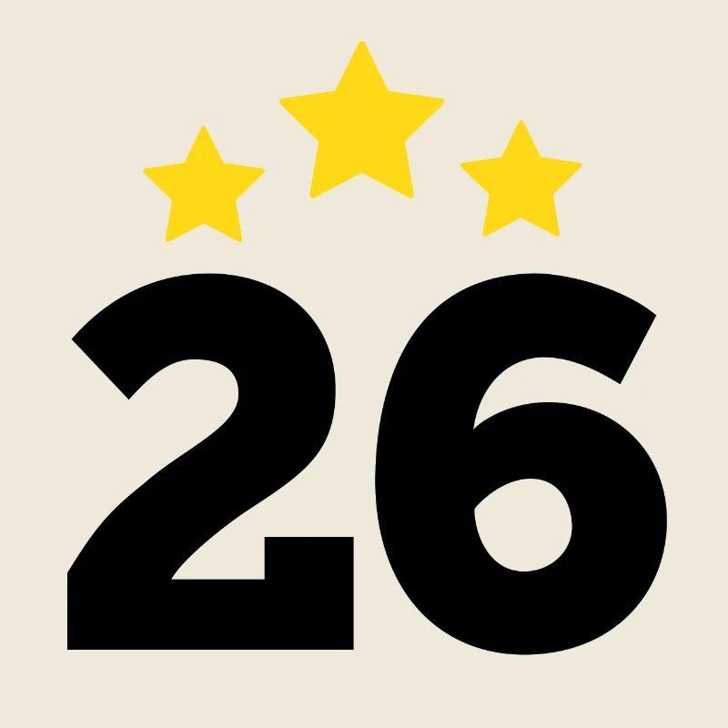 26 ans étoile - cadeau 26e anniversaire