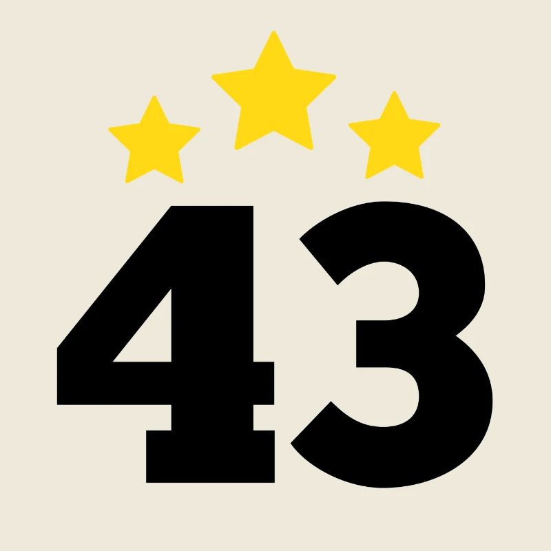 43 ans étoile - cadeau 43e anniversaire