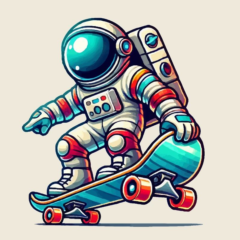 Astronaut Skateboard